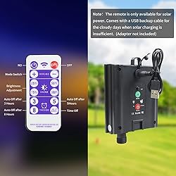 FUNIAO (Upgraded) 2-in-1 Solar Powered American