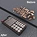 Coomatec Battery Organizer Support AA, AAA, D, C, 9V, and Button Batteries Storage box Can Contain over 7 Types of Batteries with Tester ...
