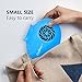 SkyGenius Battery Operated Necklace Fan, Mini Portable USB Rechargeable Fan for Personal Cooling, Kids, Gift, Camping, Outdoor Event, Travel, Concerts, Church, Hot Flash (2200mAh Battery, Blue)