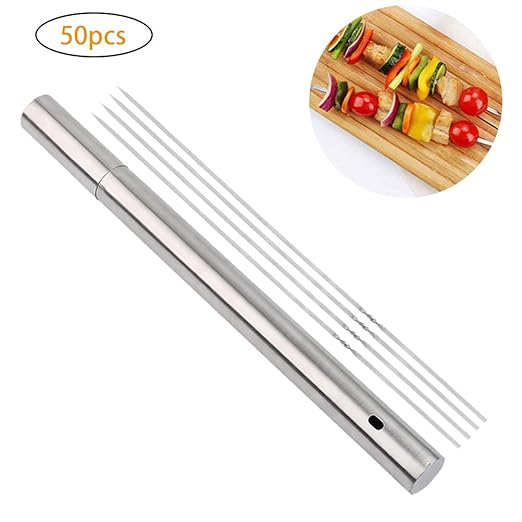 WINBST Brochetas de Barbacoa Brochetas de Barbacoa Set Barbacoas ...