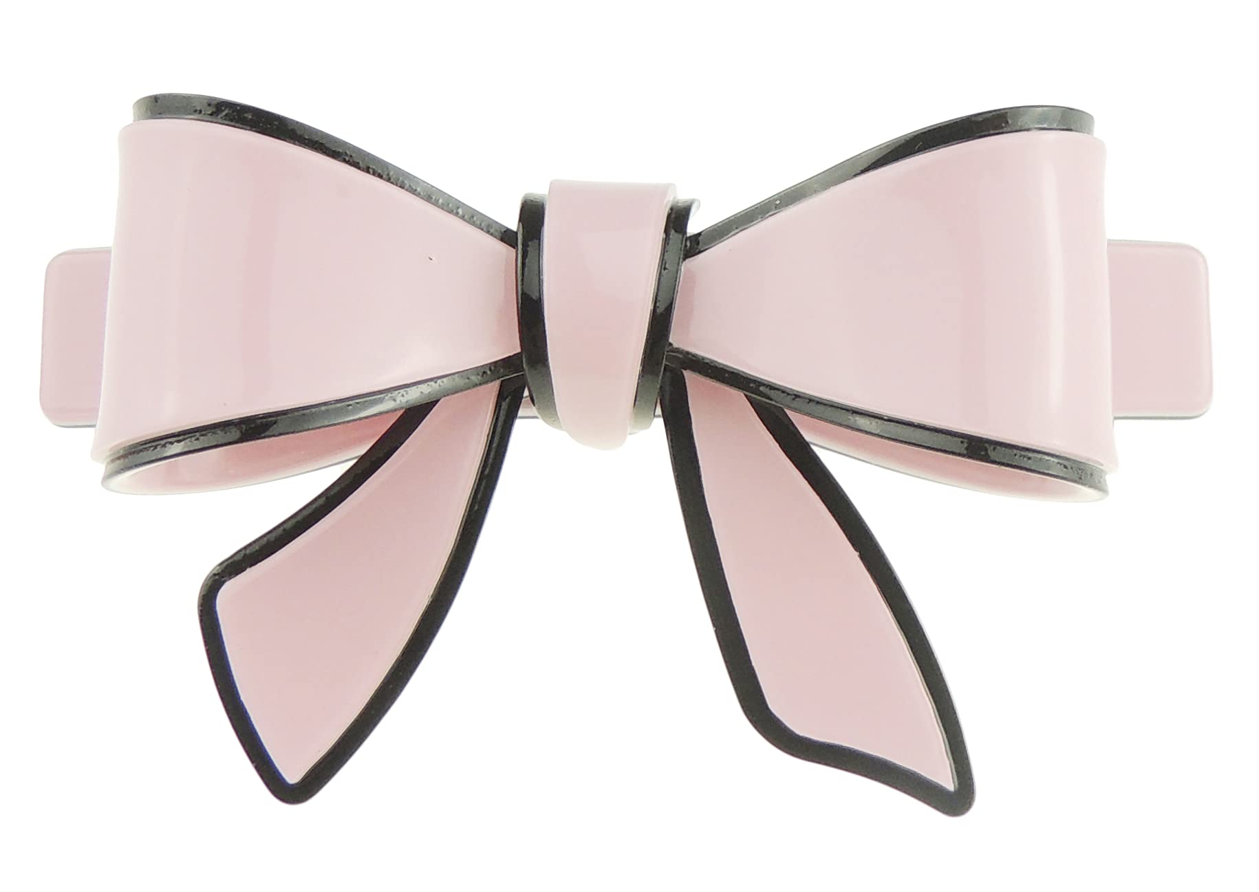 Womens Girls School Retro Wedding Bridal Party Evening Ponytail Fine Hair Accessories Occasion Barrette Hairpin Grip French Metal Spring Clip Candy Colour Pastel Acetate Ribbon Bow