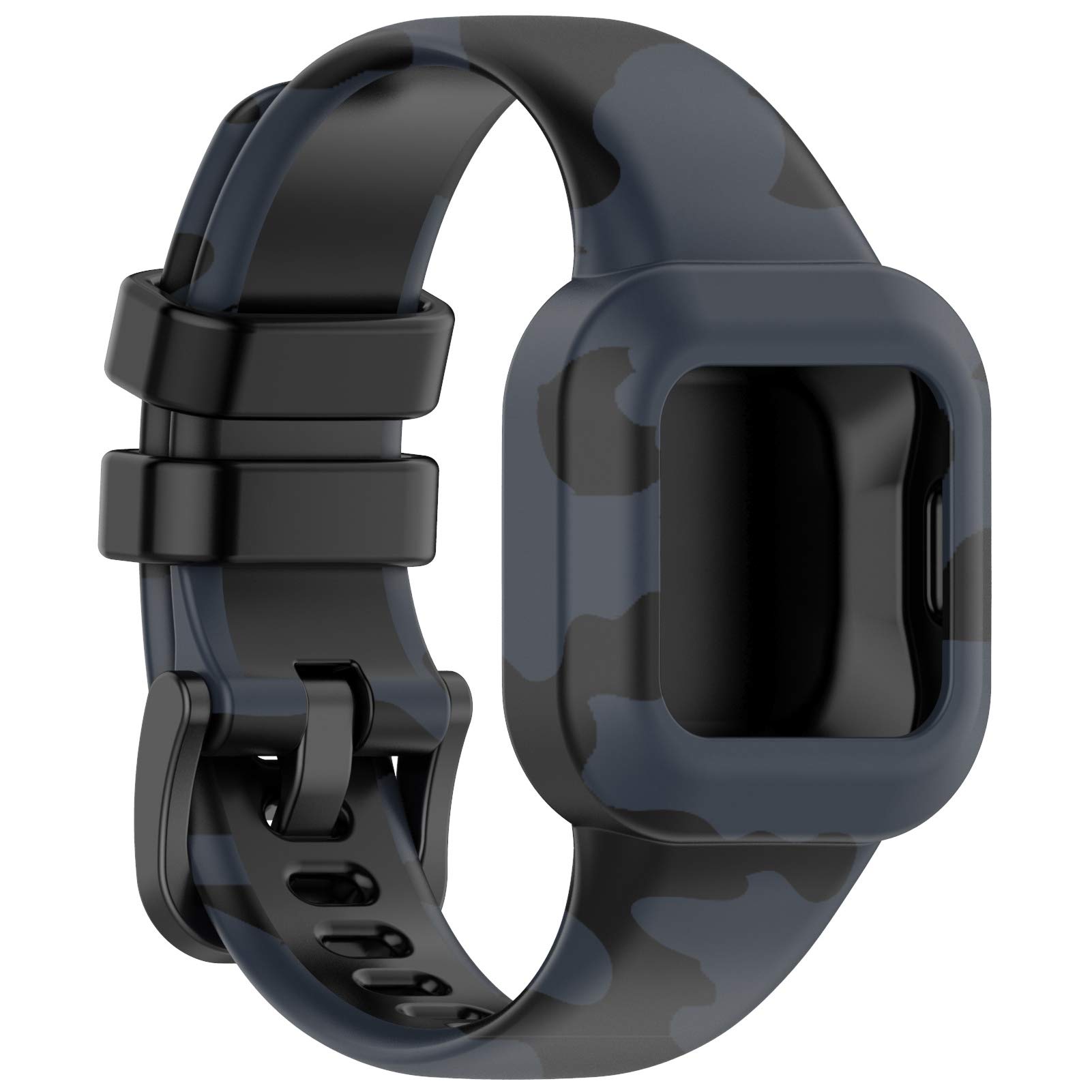 AWADUO Compatible For Garmin vivofit jr. 3 Replacement Band, Replacement Silicone Wrist Strap Band For Garmin vivofit jr. 3, Soft And Durable(Silicone Gray)