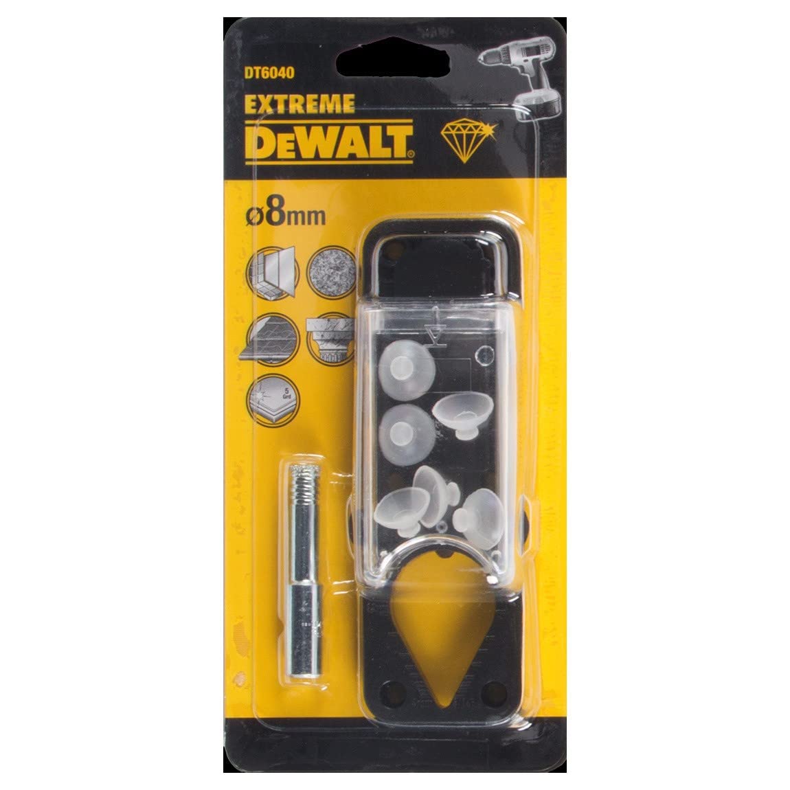 DeWalt DT6040QZ 8mm Tile Drill Bit