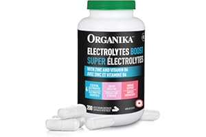 Organika Electrolytes Boost Capsules - Healthy Hydration and Energy Boost, Infused with Zinc and Vitamin B6 for Enhanced Immu