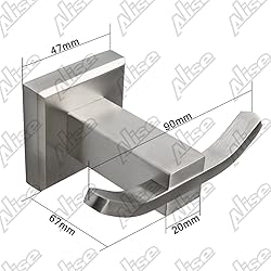 Alise Double Towel Hooks,Coat Hook Towel Robe