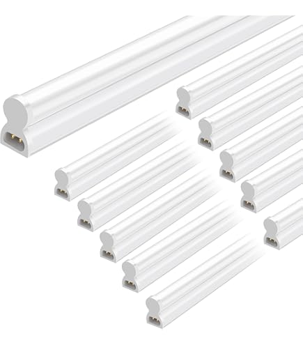 SHINESTAR 20-Pack Linkable LED Shop Light 4FT, 6500K Super