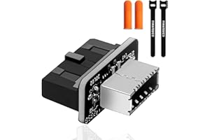 USB 3 0 19PIN Motherboard Adapter, USB 3.0 Front 19PIN Socket Key-A to Type-E Front Panel Header Connector Internal Vertical 