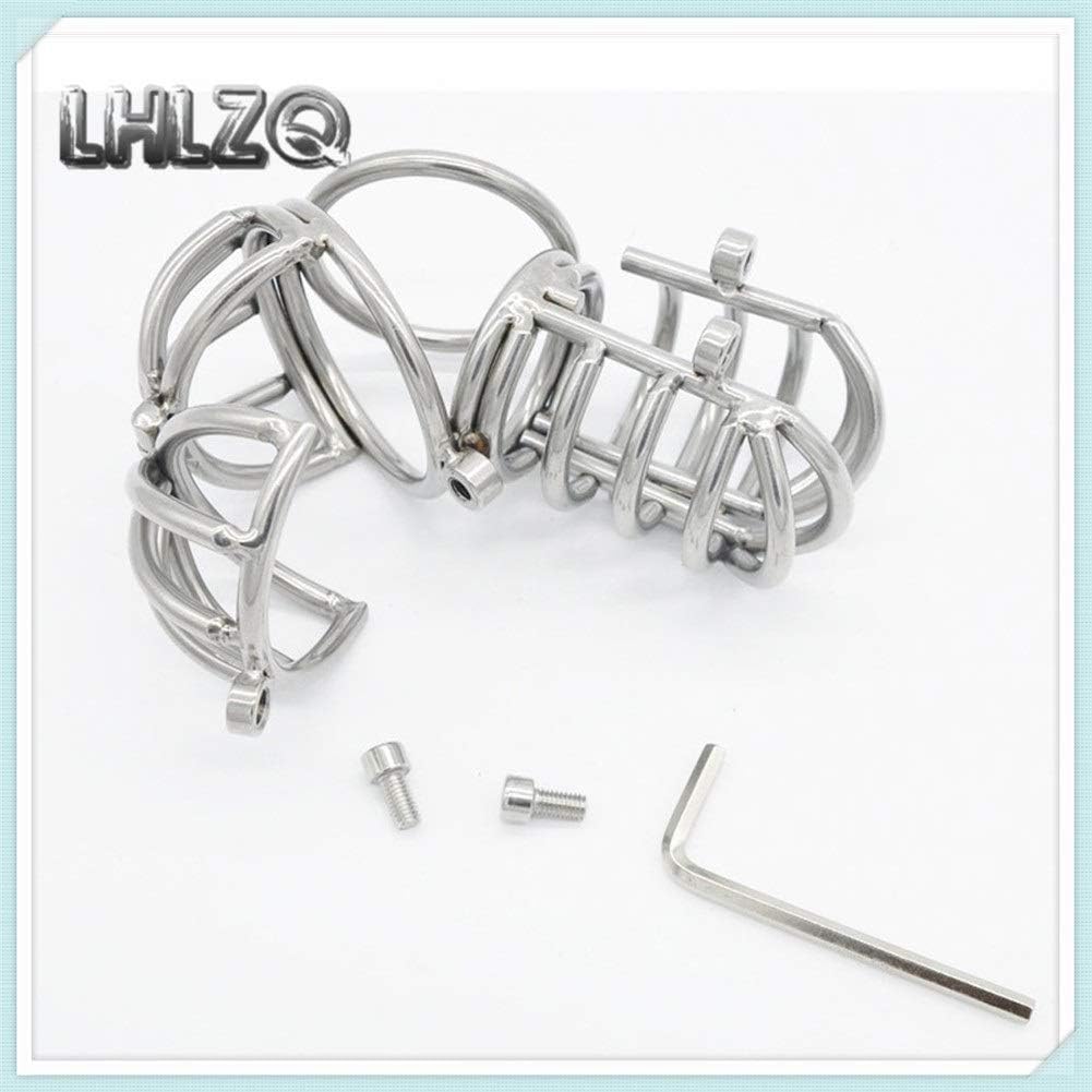 Chástí-ty Vírgǐnǐ-ty Dêvice Pěnǐs Löck Câge Riñgs Male Training Master Stainless Steel Guard Ring Master Hypoallergenic Anti-Off Panty