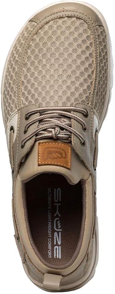 Tan \u0026 Beige SKUZE Shoes Del Marina 