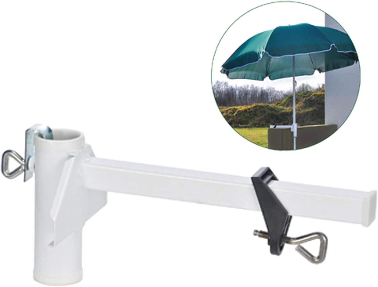 GroveEss Schirmkegel Für Garten & Terrasse - Stabilisiert Sonnenschirme 4,8-6,9 Cm | Gummikeil
