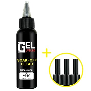 Amazon Com Yuki Soak Off Clear Gel Bulk Uv Led Soak Off Gel Nail Amazon Com Yuki Soak Off Clear Gel Bulk Uv Led Soak Off Gel Nail