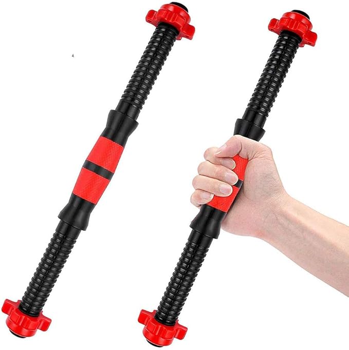 A Pair 40CM Dumbbell Bars Barbell Handle Solid Steel Dumbbell Bar