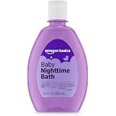 Amazon Basics Night-Time Baby Bath, Lightly Scented, 13.6 Fl Oz (Pack of 1), Packaging May Vary