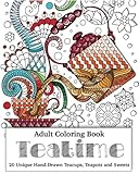 Teatime: 20 Unique Hand-Drawn Teacups, Teapots and Sweets