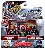 Marvel Avengers Age of Ultron Minimates Series 61 Thor with Captain America Minifigure 2-Pack