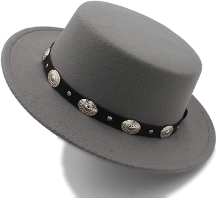 gray pork pie hat