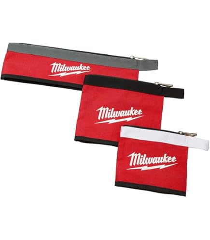 Amazon.com: 48-22-8183 3 Pc Multi-Size Zipper Pouches for