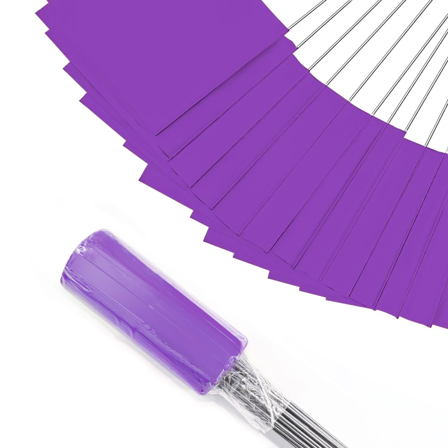 Photo 1 of Zozen 50Pack Purple Marking Flags, Writable | 15x4x5 Inch, Yard Flags for Lawn & Irrigation & Landscape & Sprinkler & Survey & Dog Training.