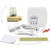 FloodStop Water Heater Leak Detector Kit, 3/4" NPT MIP x FIP | Automatic Water Shut-Off and Visual/Audible Alarms