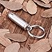 Stainless Steel Bullet Pendant Cremation Urn Keychain Memorial Keepsake Ashes Jewelry