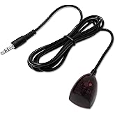 Inteset 38-56 kHz Wideband Infrared (IR) Receiver Extender Cable for Cable Boxes, DVR's & STB's. Check Compatibility.