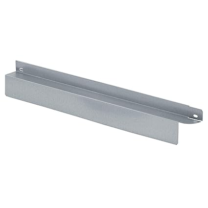 bellissa Rasenkante Comfort aus Metall, befahrbar - 99691 - Stahlblech feuerverzinkt, silberfarbig - mit Mähkante - 59 x 9 cm