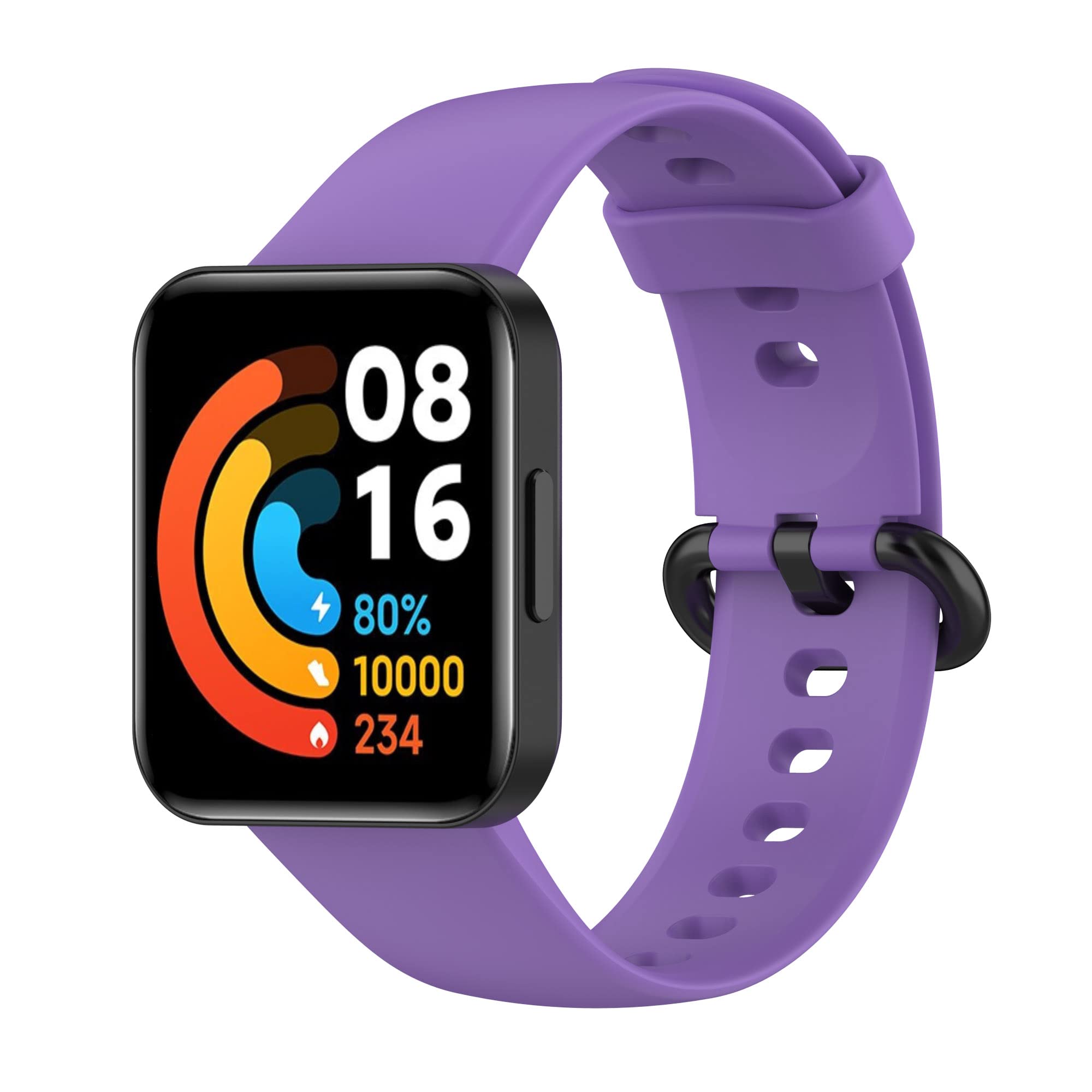 Tiggo Smart Watch Strap Compatible for Xiaomi Redmi Watch 2/Watch 2 Lite Wristband,Adjustable Replacement Sport Accessory Wristband for Xiaomi Redmi Watch 2/Watch 2 Lite Accessories (Purple)