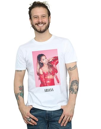Ariana Grande Mens Red Jacket T Shirt -