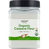 Nutricost Pantry Organic Cassava Flour (1.5 LB) Gluten-Free, Vegan | Pure Powder For Baking, Cooking, Non-GMO