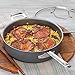 Emeril Lagasse Dishwasher safe Nonstick Hard Anodized Covered Deep Saute Pan, 5-Quart ,Gray