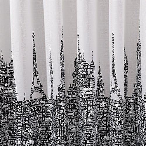 RFVBNM Printing shower curtain polyester shower curtain bathroom printing shower curtain 220cm W200cm L
