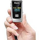 Eyoyo Mini Portable 1D 2D Bluetooth Barcode Scanner with LCD Display | Wireless QR Code Scanner, For Book Library Classroom Inventory, Compatible with iPhone iPad Android iOS POS Laptop