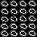 esowemsn 100pcs Disposable Clear Waterproof Ear Covers for Shower, Hair Dyer and Salon Ear Protector Caps Fits Men and Women