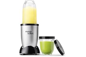 magic bullet® Blender in Silver, 7-Piece Set, 250W Blender and Food Processor