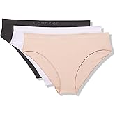 Calvin Klein Women's Bonded Flex Seamless 3-pack Mid Rise Bikini
