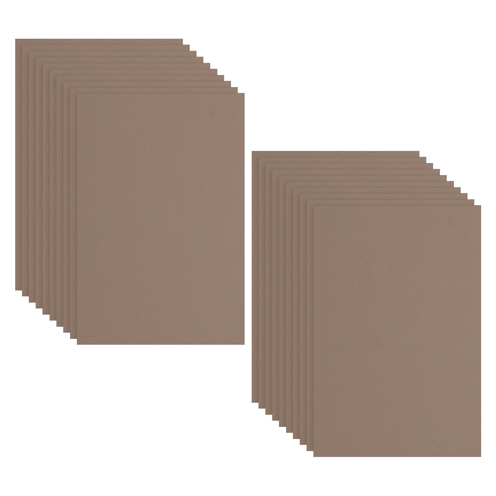 PATIKIL 20 Pack EVA Foam Sheets, 12" x 8" 2mm Thick Foam Sheets Crafts Foam Paper for Craft Classroom Bulletin Board Decor Scrapbooking DIY Cosplay Costume, Brown