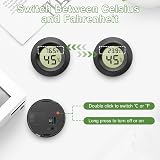 EEEKit 5-Pack LCD Hygrometer Thermometer Humidity Meter Indoor Temperature Gauge view 5