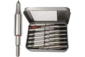 EOOENOON ARCHERY Field Point 100/125/150/200 Grain Field Tips, Hunting Arrow Pointed，Archery-Points，Threaded Arrows Screw in Broadheads (1 Dozen 12 PCS)