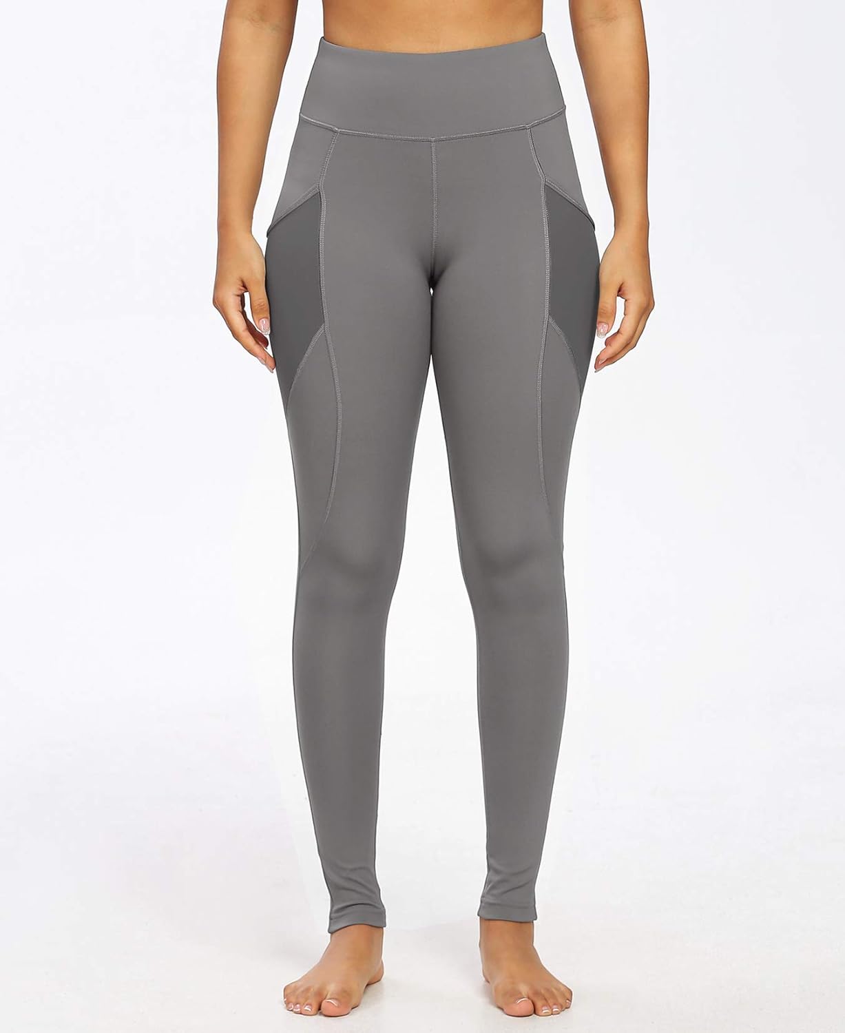 high waisted tummy control trousers