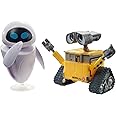 ​Disney Wall-E and Eve Character Action Figures Wall-E Movie Toys, Highly Posable for Authentic Storytelling, Collecting, Display, Kids Gift Ages 3 and Up
