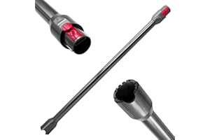 Garbage fighter Replacement wand for Dyson V10 Slim Digital/ V12 Detect Slim Cordless Stick Vacuum Cleaner Quick Release Rod Tube Extension Replacement Parts Accessories, Black