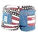 Fashion Story Hot Pants Mini Jeans Shorts Women American US Flag Denim