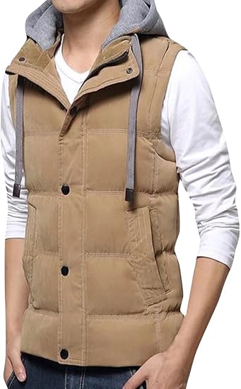 Amazon ネルロッソ Nerlosso ダウンベスト メンズ フード付き パーカ ベスト チョッキ 中綿 メンズベスト 軽量 大きいサイズ ジャケット 正規品 Cmx ベスト 通販