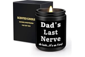 KIYTARBOO Gifts for Dad | Father's Day Gifts from Daughter Wife Son | Dad Gifts | Birthday Gifts for Men | Scented Candles for Men | Grandpa Day Gift | Masculine Candle | Soy Candles for Home Scented