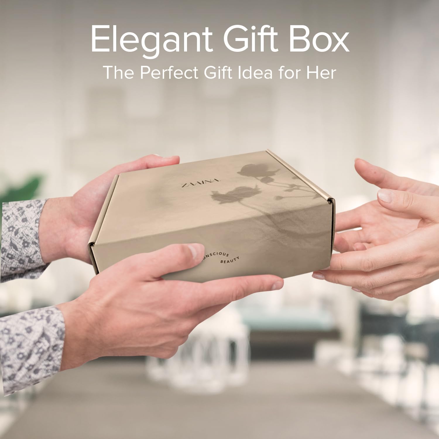 Birthday Gift Set for Women - Handmade in USA, Bath and Body Gift Set for Her, Relaxing Spa Kit Package, Self Care Gift Basket for Mom, Wife Friend Sister, Pampering Home Spa Kit for Woman by ZAAINA