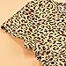 FEITONG Kids Baby Girls Leopard Printing Short Sleeveless Dress (6-7Y, Black)