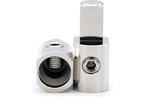 Pair ILL Customz Power and Ground 1/0 to 1/0 AWG 0 Gauge Amp Input Reducers