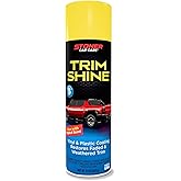Stoner Car Care Trim Shine Black Trim Restorer, 12 oz, 91034 | Restores faded vinyl and plastic trim to a dark, OEM-style finish. Fast drying, no sling, tropical scent.