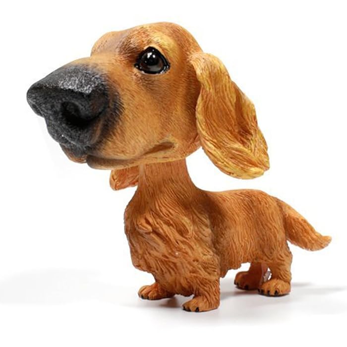 COGEEK Bobble Head Dogs Bobbing Heads Car Dash Puppy Car decoration (Dachshund)
