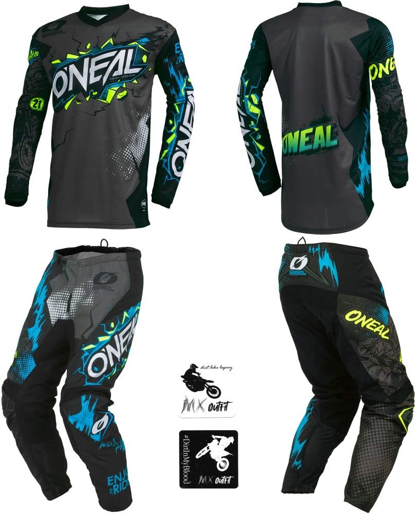 ONeal Element Racewear Red Men motocross MX offroad dirt bike Jersey